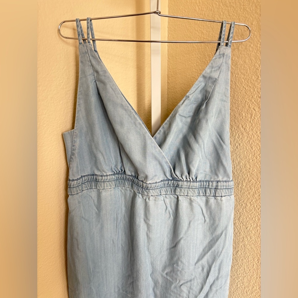 Anthropologie Holding Horses Malpais Maxi Dress in Chambray Blue - Size 8 - Picture 7 of 8